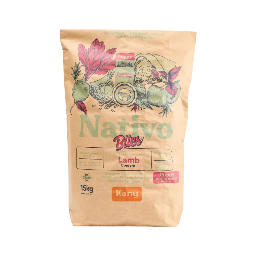 Alimento Seco Nativo Bites Cordero Kanu Pet para Perro Cachorros - Image 8