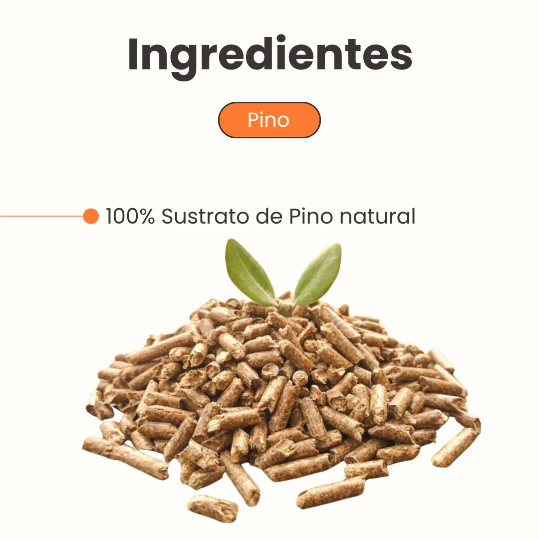 Arena de Pino 100% Ecológica Purr Pine de Kanu Pet para Gato - Image 3
