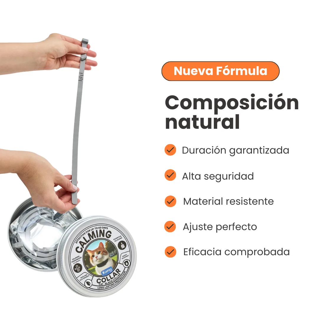Collar Relajante con Fermonas Kanu Pet Calming Collar para Gato - Image 5