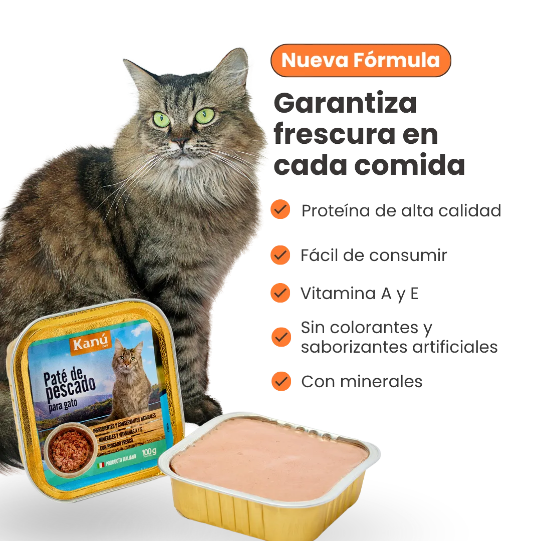 Alimento Húmedo Paté de pescado Kanu Pet para Gato - Image 6
